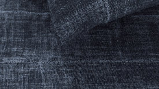 Vtwonen Vintage Indigo dekbedovertrek - Lits-Jumeaux - 240x200/220 - Donker Blauw