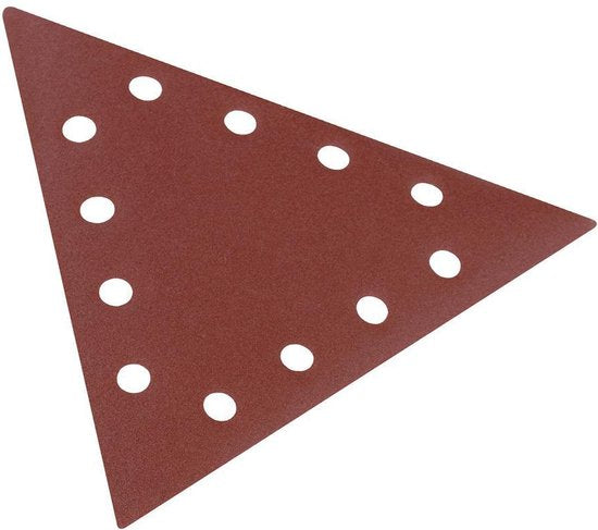 Scheppach Driehoek Schuurpapier K80 - 280 x 280 x 280 mm - 10 Stuks