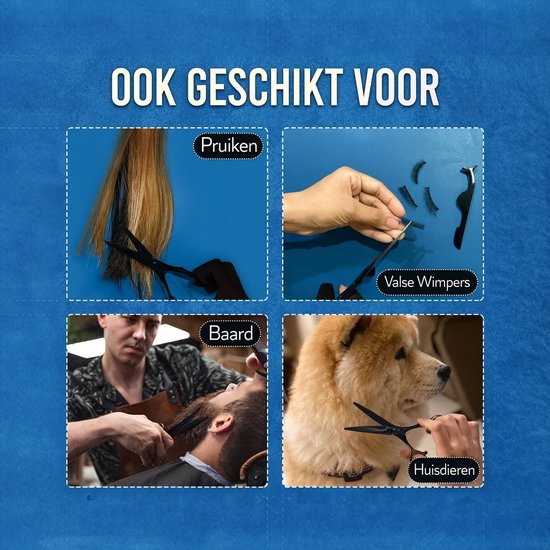 ProTrue 11 Delige Kappersset - Kappersschaar Rechtshandig - Uitdunschaar Kapper - Hair Scissors - Coupeschaar - Haarschaar Set