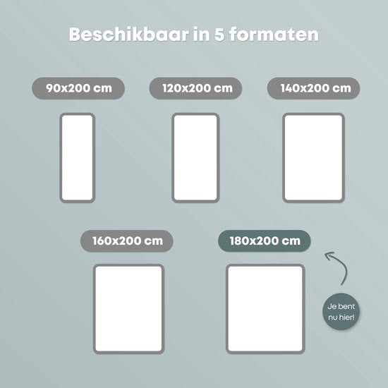 CozySense® CubeTech Topper Matras 180x200 - Topmatras - Topdekmatras - 100+ Comfort Cubes - Ergonomische Steun - CertiPUR® - 7 cm - Wasbare Hoes