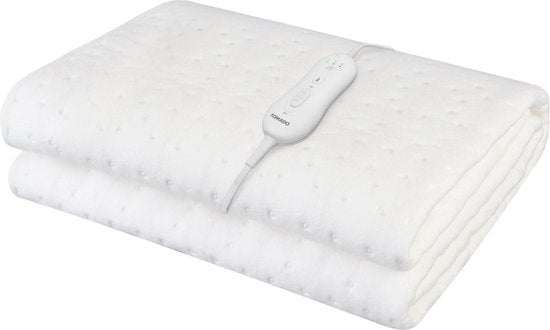 Tomado TEB1505W - Elektrische deken 1 persoons - Elektrische onderdeken - Extra snelle opwarming - 150 x 80 cm
