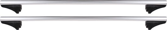 Twinny Load Dakdragerset F01 – Flybar Aluminium dakdragers – Voor auto’s met open of gesloten dakreling - Afsluitbaar – TÜV-GS goedgekeurd – 124 cm - Maximaal draagvermogen 100 kg