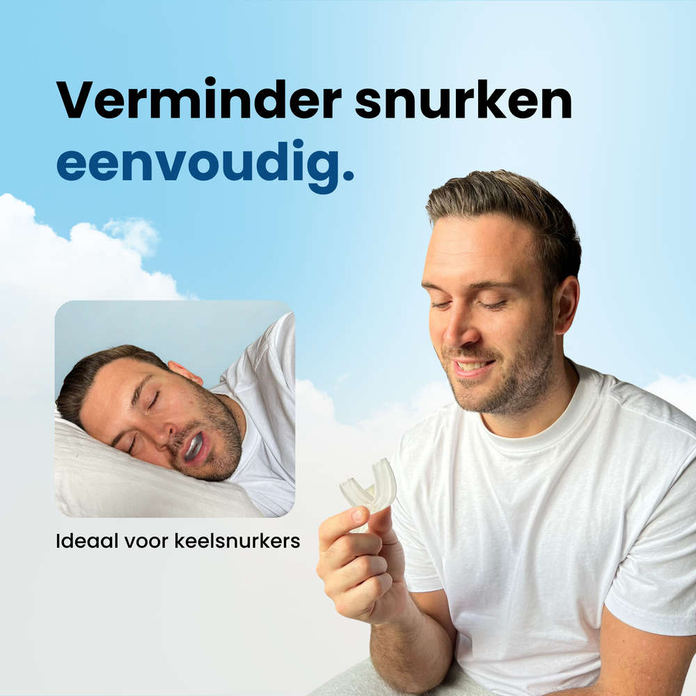 PurelyGoods® Snurkbeugel - Anti Snurk Beugel - Voor Man en Vrouw - Universeel - Transparant