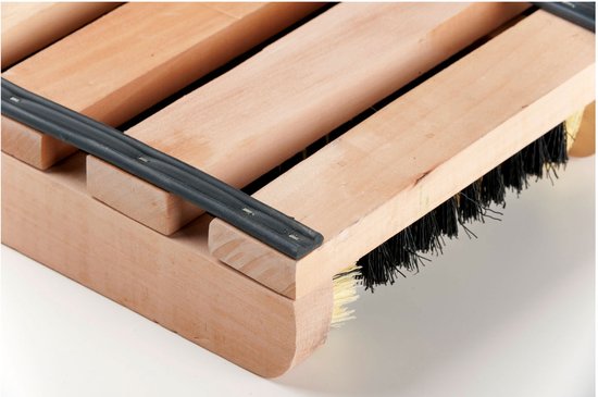 Voetenveger met Borstels - voor Laarzen en Schoenen - Hout - Anti-Slip