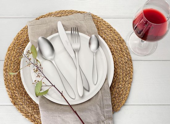 Villeroy & Boch Arthur Bestekcassette - 30 delig - 44 x 28 x 5 cm - Geborsteld RVS