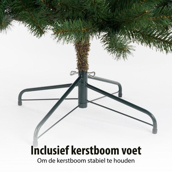 Black Box Trees Nagoya Kerstboom - Kerstversiering met Volle en Natuurlijke Uitstraling - Kunstboom met 738 Takken voor Binnen - Snel en Makkelijk op te Zetten - H150 x Ø91 cm - Groen