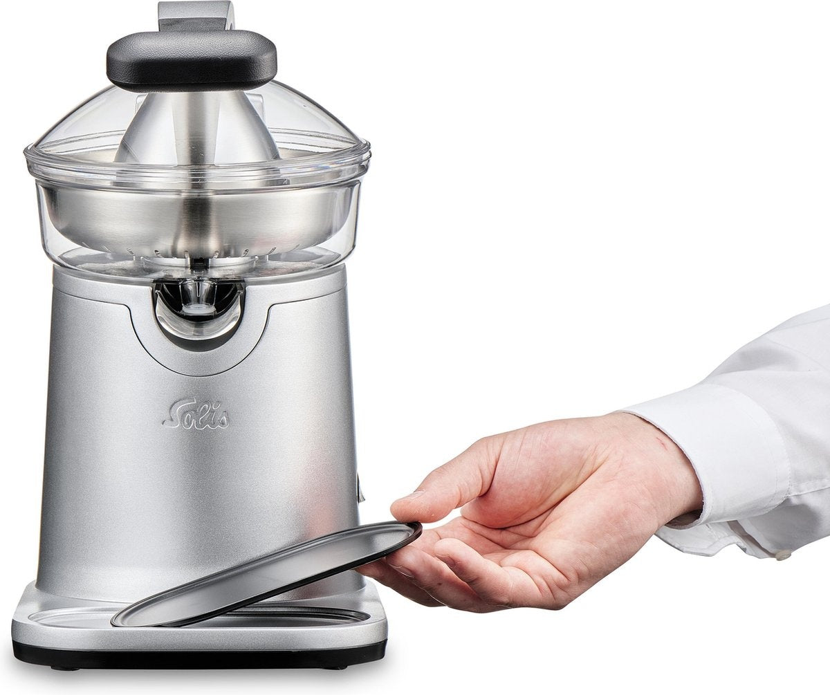 Solis Citrus Press Station 8454 Citruspers Elektrisch - Sinaasappelpers - Zilver
