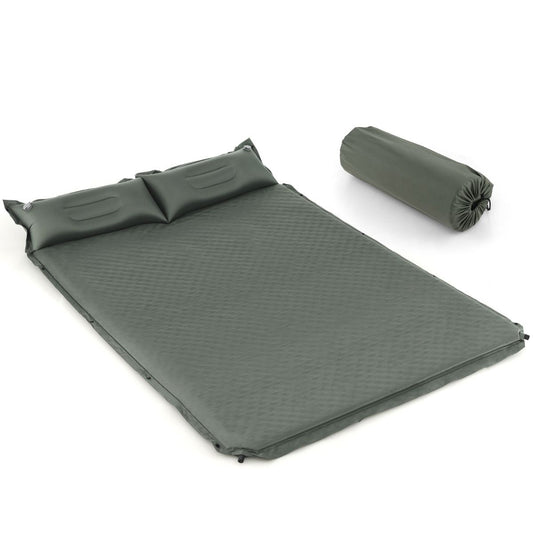 Coast Kampeermat 2-Persoons - Zelfopblazend - Waterdicht - 187 x 69 x 4 cm - Groen