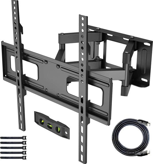 Auronic TV Beugel - Draaibaar en Kantelbaar - 23 tot 60 inch - Tot 45 KG - Zwart