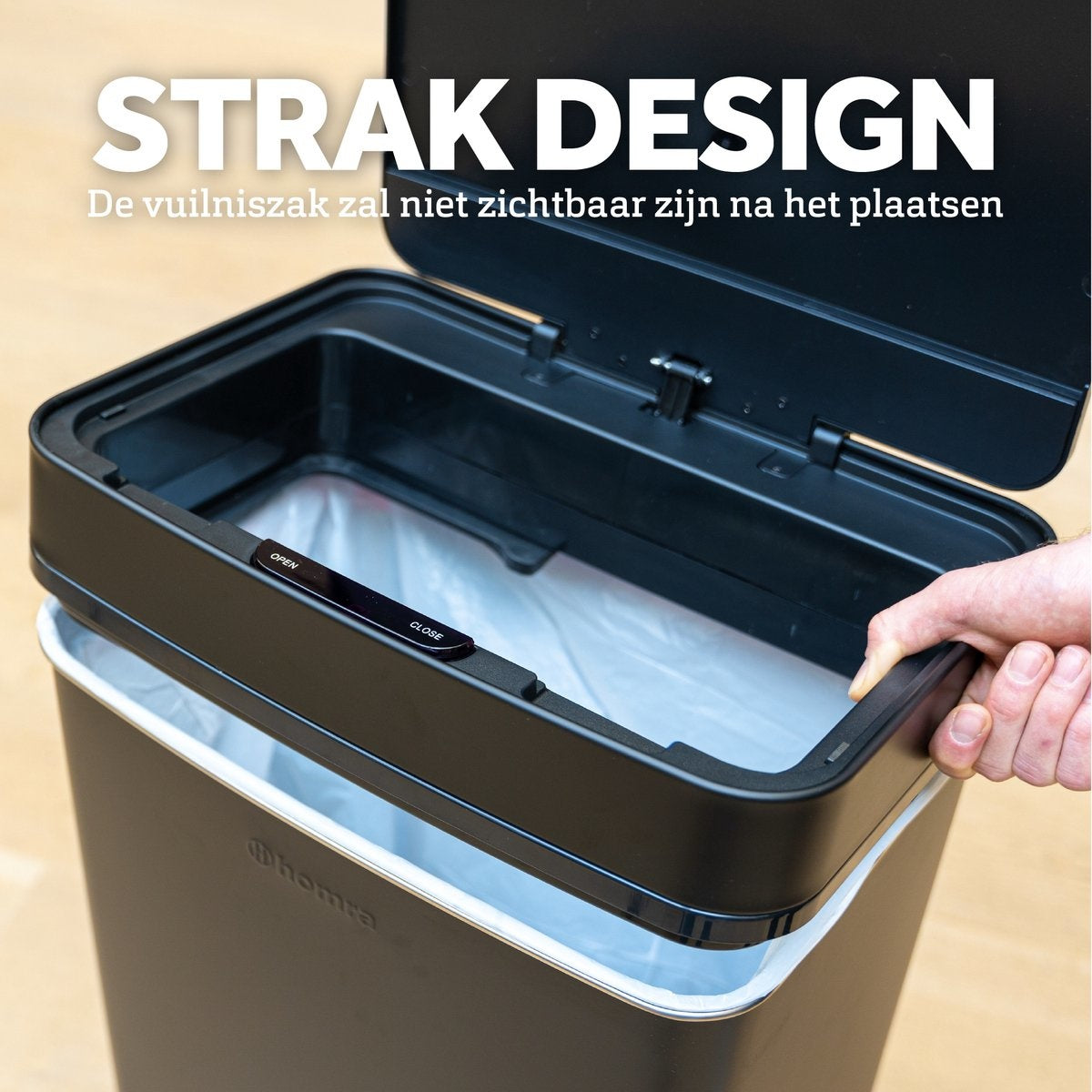 BagFitter Roze B 50L Vuilniszak met Trekband van 100% Gerecycled Plastic - 75cm x 61cm - 30 stuks - 50 Liter - Vuilniszakken - Afvalzakken - Prullenbakzakken geschikt voor o.a. Homra Lux en StangVollby Mandal