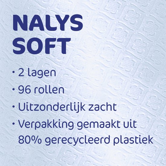 Nalys Soft Wit Toiletpapier - 2 Lagen - 96 Rollen