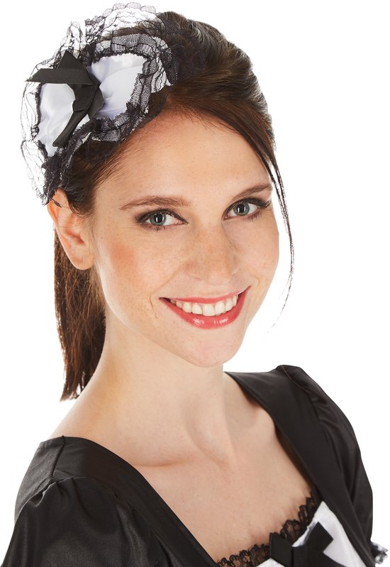 Dressforfun vrouwenkostuum sexy dienstmeisje XXL - verkleedkleding kostuum halloween verkleden feestkleding carnavalskleding carnaval feestkledij partykleding - 301064