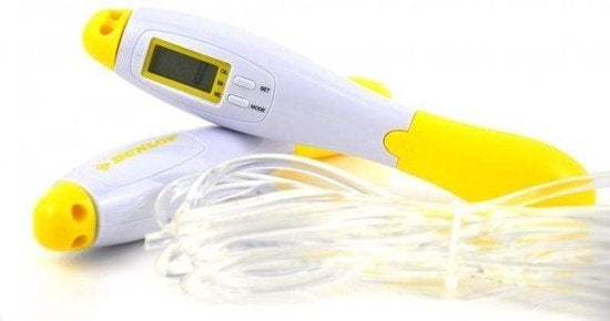 Dunlop digitaal springtouw met Elektronische Teller en calorie verbruik