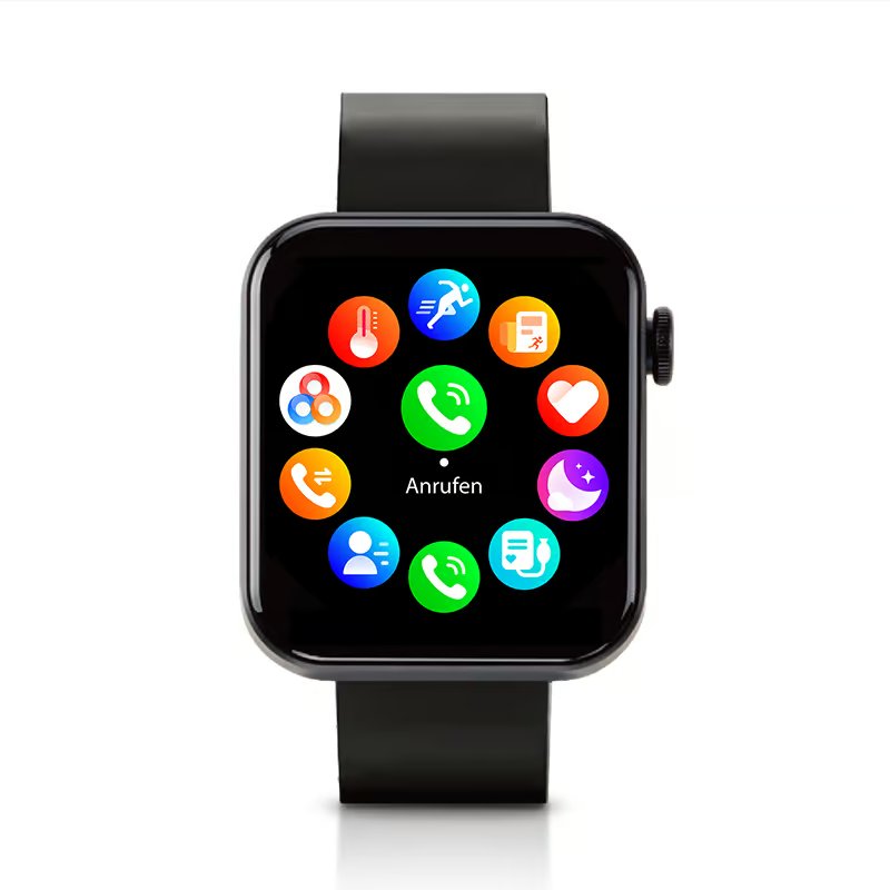 Kendox LifeTracker 2-in-1 Smartwatch - 6 Slimme Functies - 18 Sportmodi - Extra Lange Batterijduur