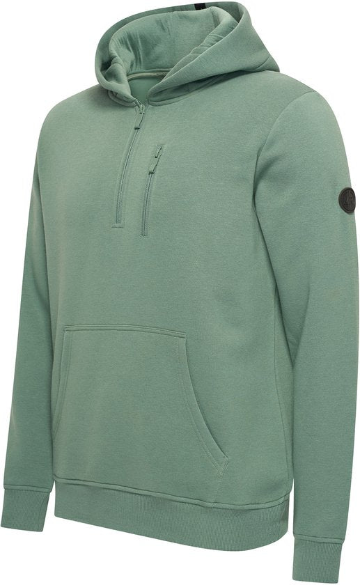 Mario Russo Trainingspak Achilles - Huispak - Joggingpak - Hoodie - Duck Green - maat L