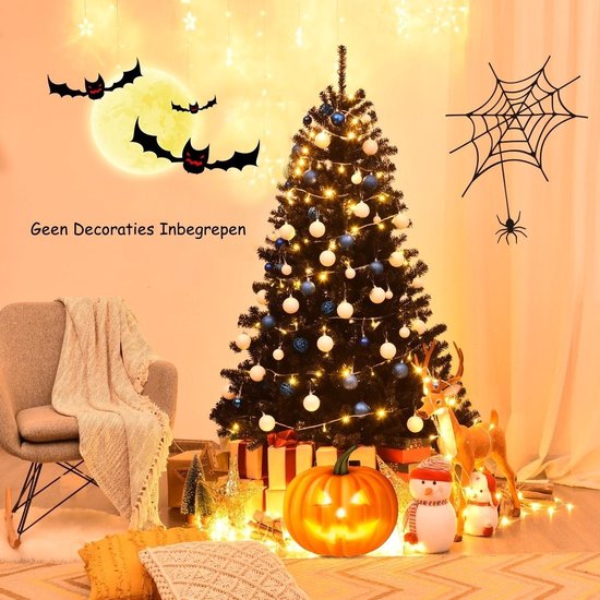Coast Kunstkerstboom - 1036 Takken - PVC - 180cm - Zwart