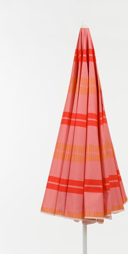 Mica Decorations Stripe Strandparasol - H180 x Ø160 cm - Lichtroze