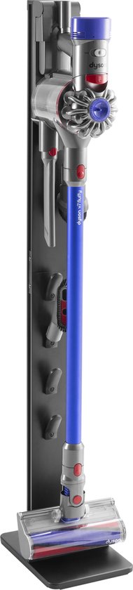 VDD Steelstofzuiger Standaard - Dyson v6, v7, v8, v10, v11, v12, v15, gen 5 - Dyson Standaard - Universele Stofzuiger Standaard - Incl. Accessoires Houder - Zwart