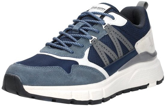 Lyle & Scott Lennox Sneakers Laag - Blauw - Maat 44