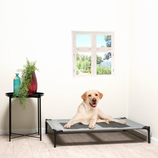 maxxpro Hondenbed op Pootjes - Goede Ventilatie - Incl. Draagtas - Max. 55 KG - Large