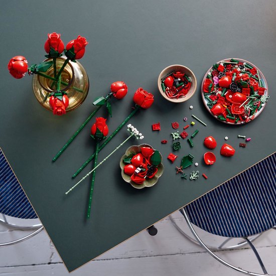 LEGO Botanicals Rozenboeket Decoratief Bloemen Bouwpakket uit de Botanical Collection 10328