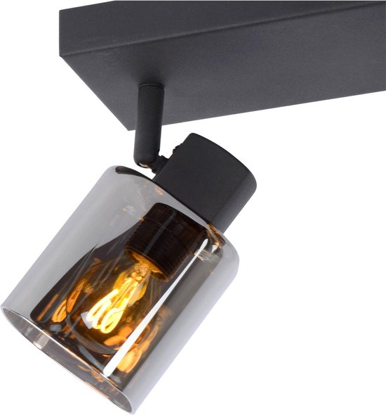 Lucide ALION - Plafondspot (Plafondlamp) - 3xE14 - Zwart