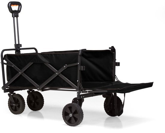 Mr Fold Elektrische Bolderkar - XL - Opvouwbaar - 255L - 100KG Draagkracht - Zwart - 5 Jaar Garantie