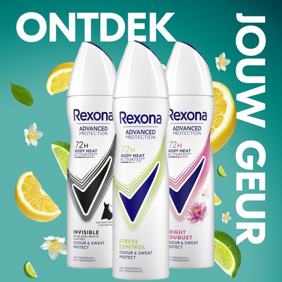 Rexona Deodorant Spray Advanced Protection Stress Control - 150 ml