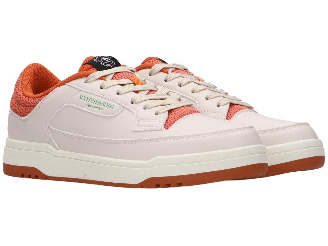 Scotch & Soda Crout Sneakers - Sportief Elegant Design - maat 42 - Green/Cream