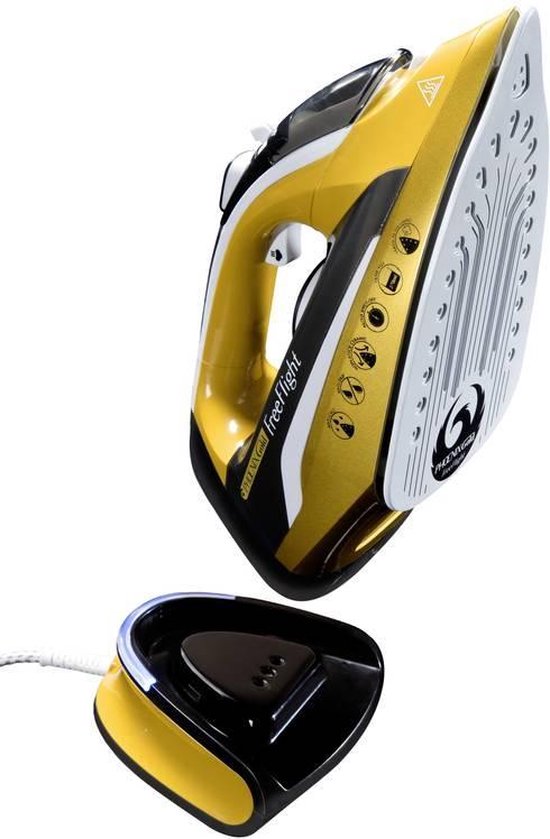 MediaShop Phoenix Gold® Free Flight Stoomstrijkijzer Goud, Zwart 2400 W