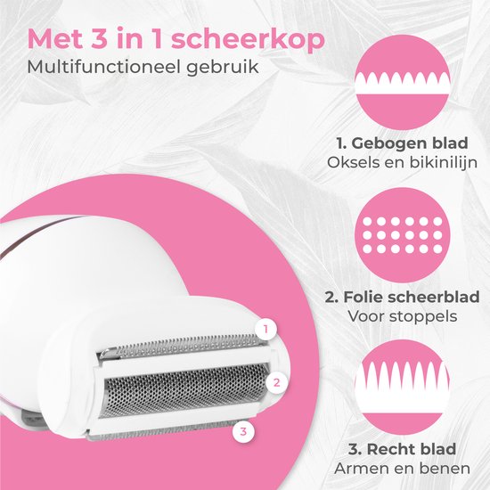 Nuvance - Epileerapparaat dames - Epilator Gezicht - 5 Opzetstukken - Epilators - Gezichtsreiniger - Gezichtsepilator Vrouw - Ontharingsapparaat - Usb Oplaadbaar