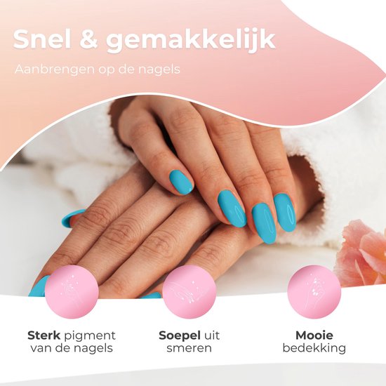 Moods Gellac 6-delige Set - Gellak Starterspakket - Gel Nagellak - 8ML - Mountain Mist - Gellac - Nagels - Chique Kleuren