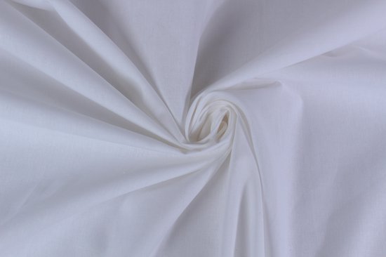 DoubleDry Hoeslaken 100% Natuurlijk Katoen - Tweepersoons 180x200 cm - Zacht & Ademend - Rondom Elastiek - Wit