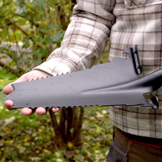 Hammersmith RayzerShovel All-in-One Spade - Tuiniersschop voor harde, steenachtige grond - Schop met wortelzaag en soft-touch handvat - Extra brede profielrand - Tuinschop - Mail Order Edition
