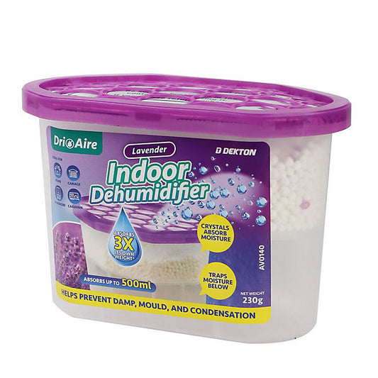 Dekton Dri Aire vochtvreter - Lavendel - 500 ml opnamecapaciteit