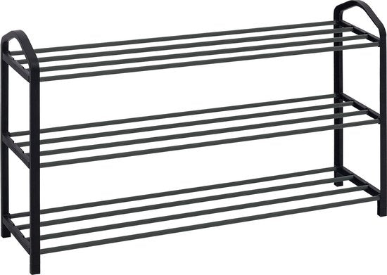 Schoenenrek - Schoenenopslag - Schoenendisplay - Zwart - 79x19,5x45cm