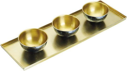 Artesà Tapasset 60 X 20 Cm/ 12,5 Cm Goud/blauw 4-delig