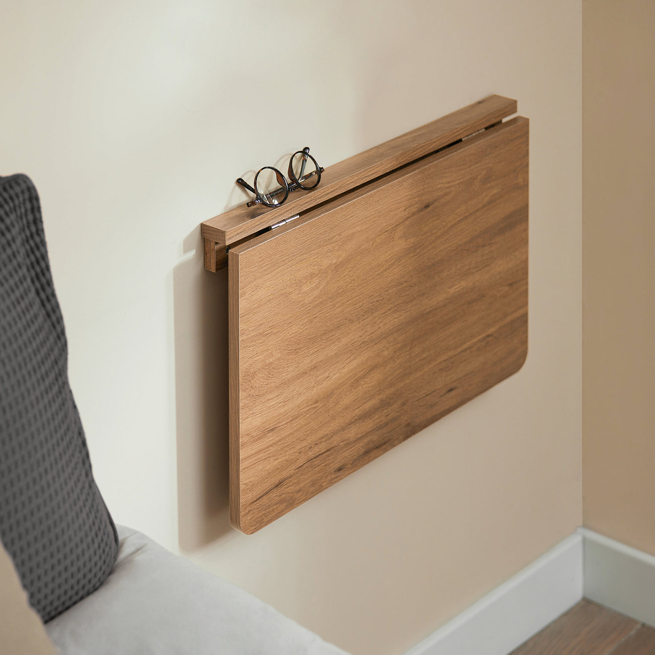 SoBuy Eettafel inklapbaar - Max. 20 kg - 60 x 40 x 2 cm - Bruin
