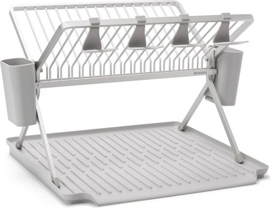 Brabantia SinkSide Afdruiprek - Inklapbaar - met Bestekhouder - Mid Grey