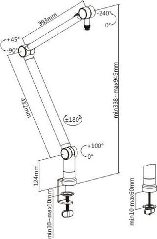 Professionele microfoon arm standaard verstelbaar voor vloggen podcasting broadcasting gaming