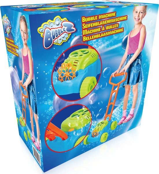 Bubblez Bellenblaasmachine Loopwagen Blauw 51 Cm