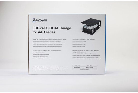 ECOVACS - GOAT Garage - Buitenbehuizing - Onderhoudsvriendelijk - Weerbestendig - Robotgrasmaaier accessoires
