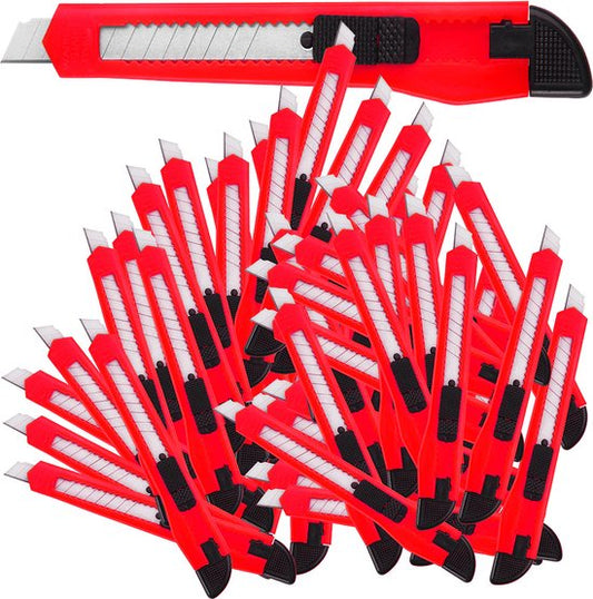 Breekmes - 9mm Afbreekmessen Vergrendeling – 50 Stuks