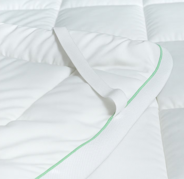 zydante - Bamboo - Topdekmatras - 6cm - wit – 90x200 cm – twee zijden beslaapbaar met gratis kussens