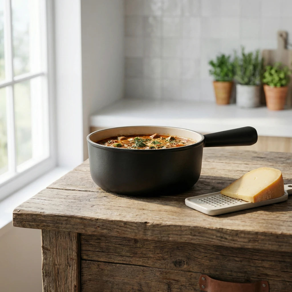 Le Creuset gietijzeren braadpan - 22 cm, zwart