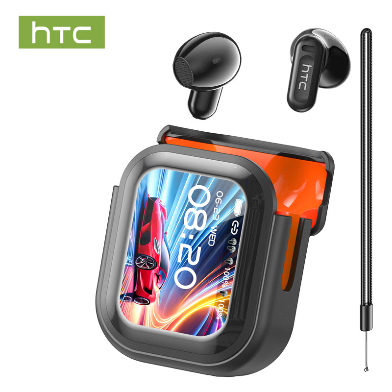 HTC NE20 draadloze oordopjes met AI-vertaling - Bluetooth 5.4 - LED-display