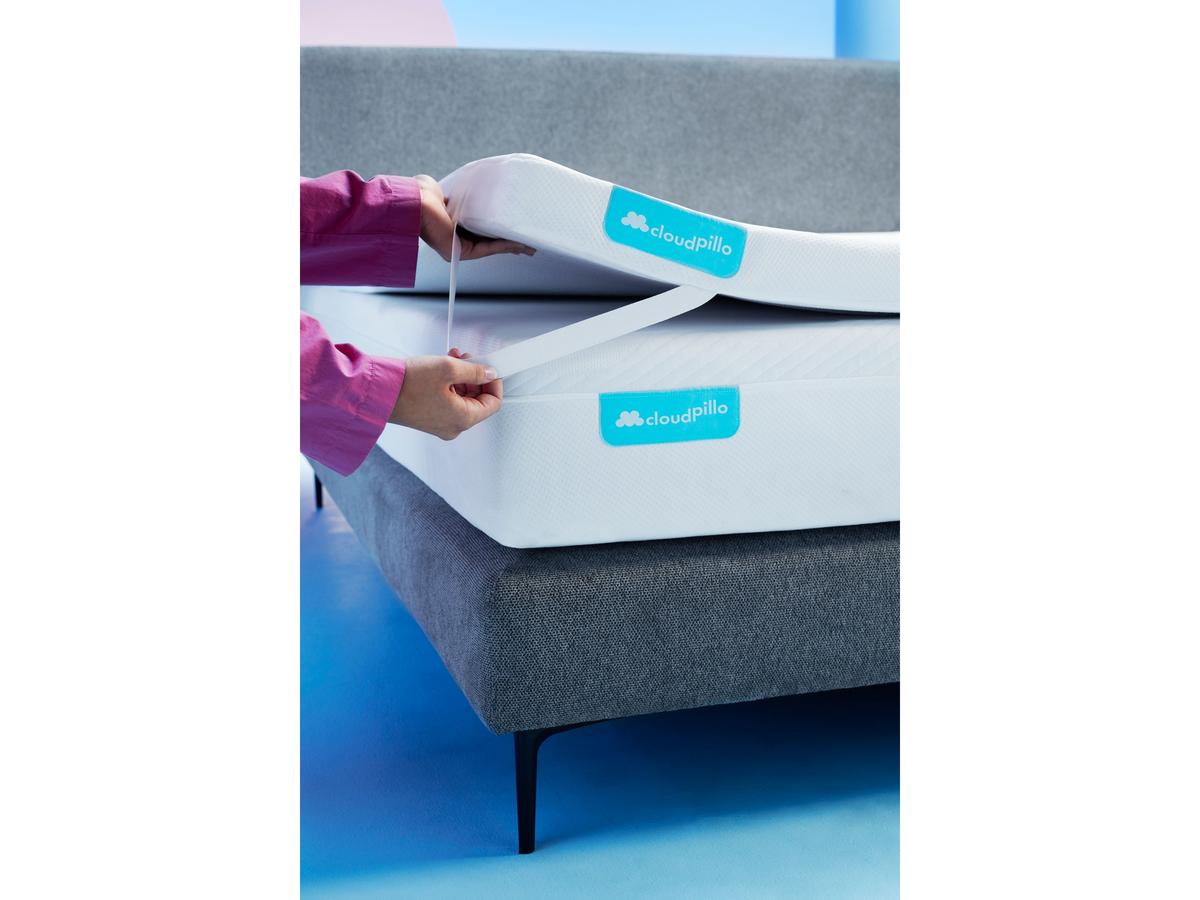 Cloudpillo Topper The Original - Comfortabele Matrassentopper - 180 x 210 cm - Wit