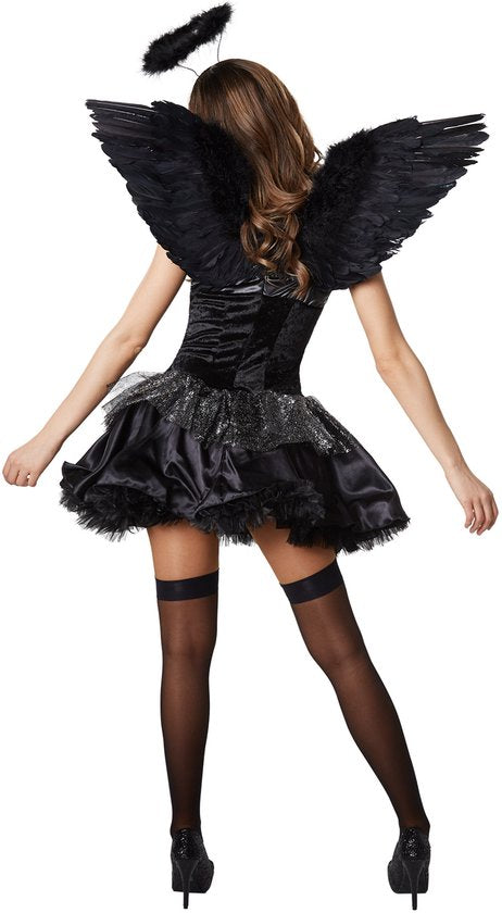 Dressforfun Hete engel S - verkleedkleding kostuum halloween verkleden feestkleding carnavalskleding carnaval feestkledij partykleding - 302457