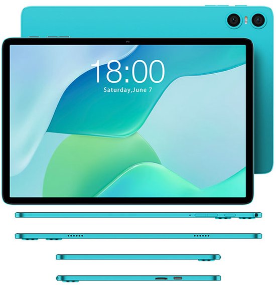Teclast P33 tablet Allwinner 64 GB 25,6 cm (10.1") 9 GB Wi-Fi 6 (802.11ax) Android 15 Blauw
