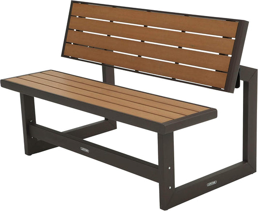 lifetime Converteerbare Tafelbank - 140 x 88 x 36 – Bruin